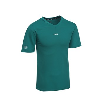排汗T恤 26SS PF TEE 12 M 吸濕排汗 短上衣 男短袖上衣 綠色 1013678-487