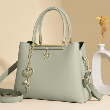 米琦袋鼠氣質新款女手提包送媽媽包2025真皮大氣單肩大容量斜挎包