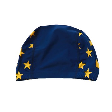 韓國 Beach Boom - 兒童泳帽-深藍星星