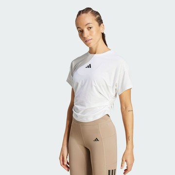 adidas POWER 短版短袖上衣 T恤 吸濕排汗 女 JX1194 官方直營