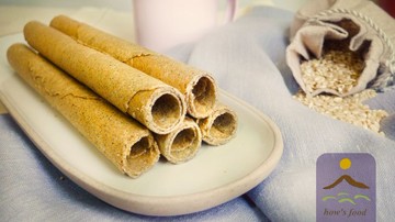 — 無 麩 質 — 手工黑豆蛋捲