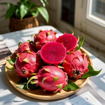 青禾園藝（紅水晶火龍果種子）HLG5 紅龍果種子 紅皮紅肉~生產期短~盆栽四季播種高產耐熱水果種子#易活易種