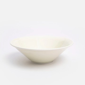 查莉強化瓷碗18.9cm 映湖灰綠