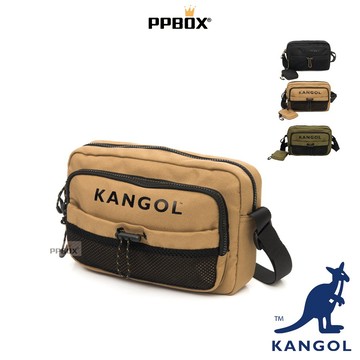 KANGOL 袋鼠 側背包 附零錢包 限定款 61551703 時尚 大容量 防潑水 包包 多隔層