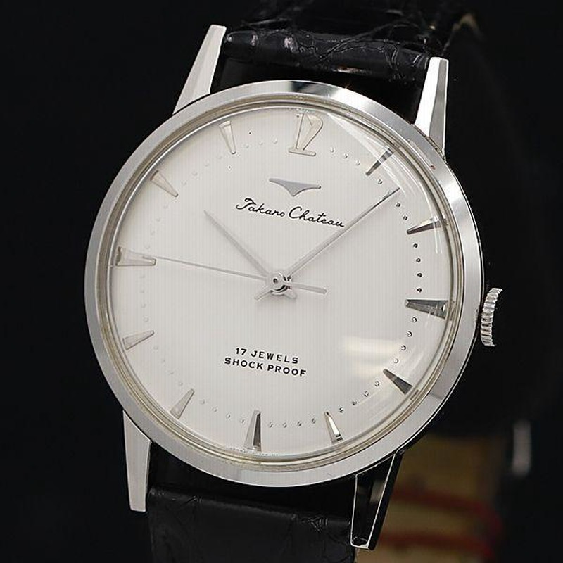 極上 希少アンティーク 定価約3.6万円手巻き TAKANO タカノ