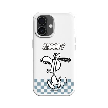 iPhone 16 SolidX 白 - 史努比 Snoopy - 吶喊