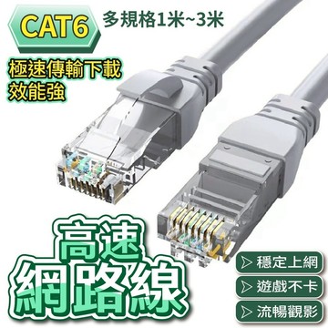 隔日到貨 高速網路線 1米-30米 網路線 CAT6  RJ45 電競網路線 電腦 交換器 高速乙太線 傳輸線 路由器