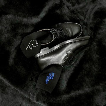 霍爾頓平紋刺繡長襪 HOLTON Dress Socks