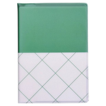 KING JIM HITOTOKI NOTE 手帳筆記本 護照尺寸  花朵 綠色 + 白色  1本