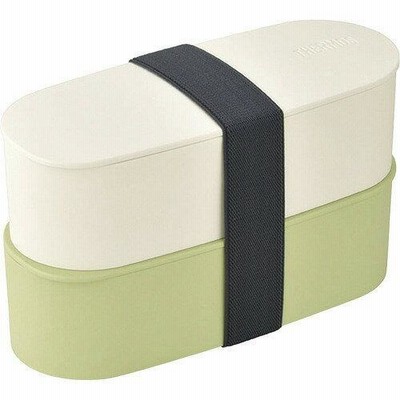 サーモス(THERMOS) サーモス 弁当箱 フレッシュランチボックス 600ml ライトグリーン DJT-600W LTG