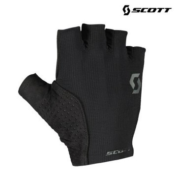 SCOTT Essential Gel 自行車手套｜黑色 (XS-XXL) 半指手套 單車手套