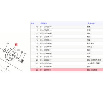 《油工坊》 YAMAHA 山葉原廠  B74 離合器殼整體/碗公 X MAX