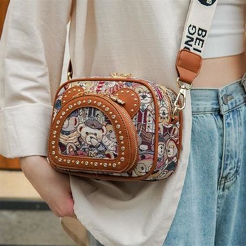 【巴黎精品】現貨+預購 皮革側背包單肩背包托特包手提包隨身女包包-小方包小眾設計感女包包3色a1jr39