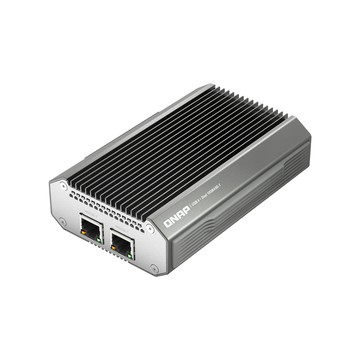 QNAP QNA-UC10G2T USB 4 Type-C 轉 10GBASE-T RJ45 雙埠網路轉換器 昌運監視器