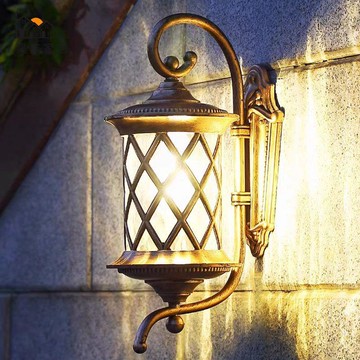 免運 戶外壁燈 陽台燈 別墅燈 防水燈 戶外壁燈過道美式庭院墻壁燈鄉村簡約復古燈門口陽臺走廊別墅壁燈