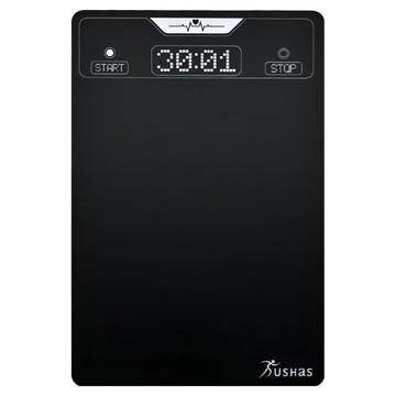 USHaS 瑜癒 CozyRun 超慢跑墊 厚度3mm  40 x 60cm  跑步機款 黑色  1個