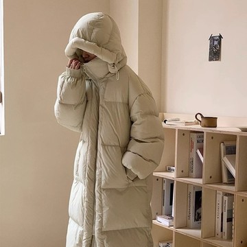 [米蘭精品] 真羽絨90%鴨絨羽絨外套羽絨衣夾克-保暖實用防風落肩女外套4色74ip1