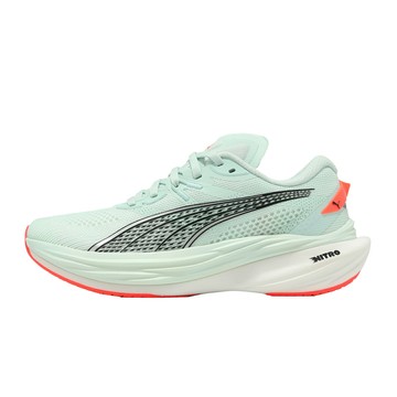 Puma 慢跑鞋 Deviate Nitro 3 Wns 女鞋 綠 碳板 氮氣中底 運動鞋 309708-15