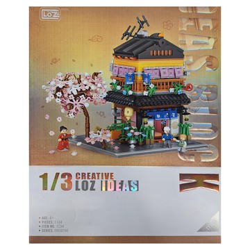 LoZ 和風拉麵館 迷你積木玩具 1234 6歲以上  1盒