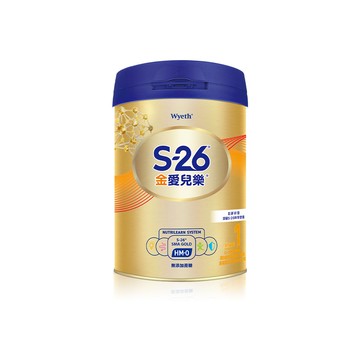 【Wyeth惠氏】S-26 金愛兒樂嬰兒配方HMO-1號（850g／罐）