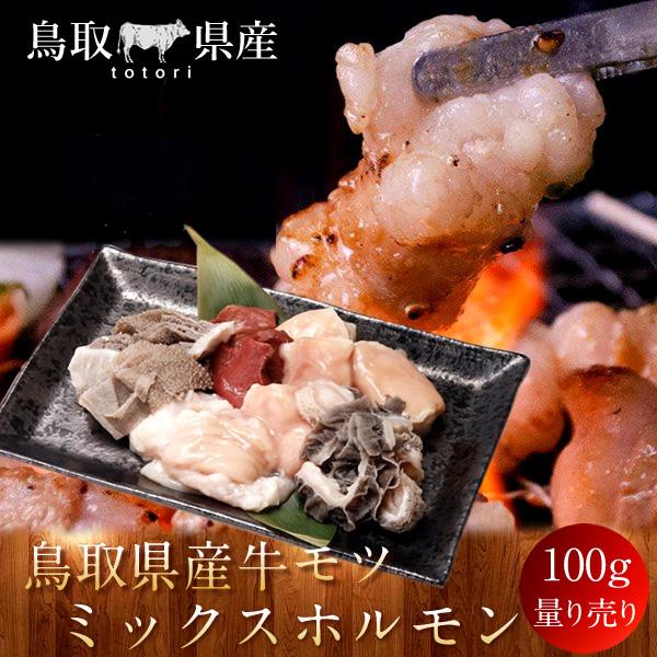 牛肉 鳥取県産牛 モツ ミックスホルモン 国産牛 焼き肉 やきにく 赤身 選べる 部位別 量り売り［お歳暮 2023 ギフト 御歳暮］