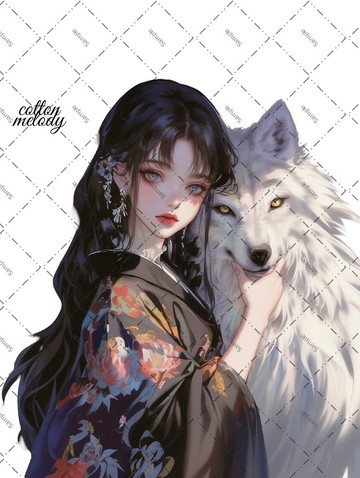 original sticker no.1790 人物貼紙 原創貼紙 原創人物貼紙 裝飾貼紙 cotton melody