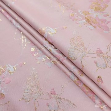 中式織金仿宋錦漢服服裝布料馬甲上衣闇紋提花麵料唐裝漢服裙料子 DIRV