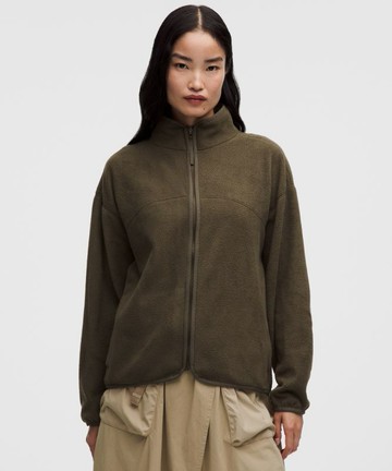 Tumbled Fleece Full-Zip Jacket Size XS
