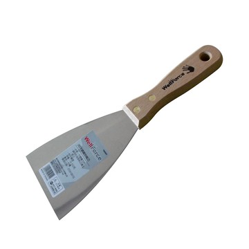 3吋不鏽鋼刮削刀-木柄