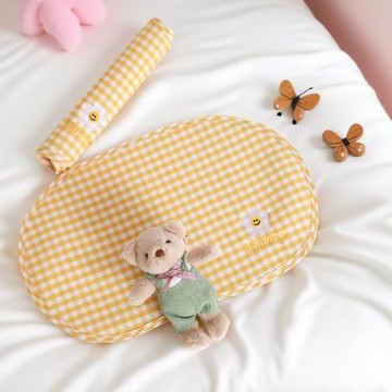 新生兒云片枕頭夏季嬰兒吐奶巾透氣吸濕涼感排汗平枕墊護頸枕