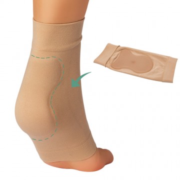 【JHS杰恆社】冰鞋襯墊矽凝膠花樣滑冰鞋咬傷護腳後跟保護套abe78