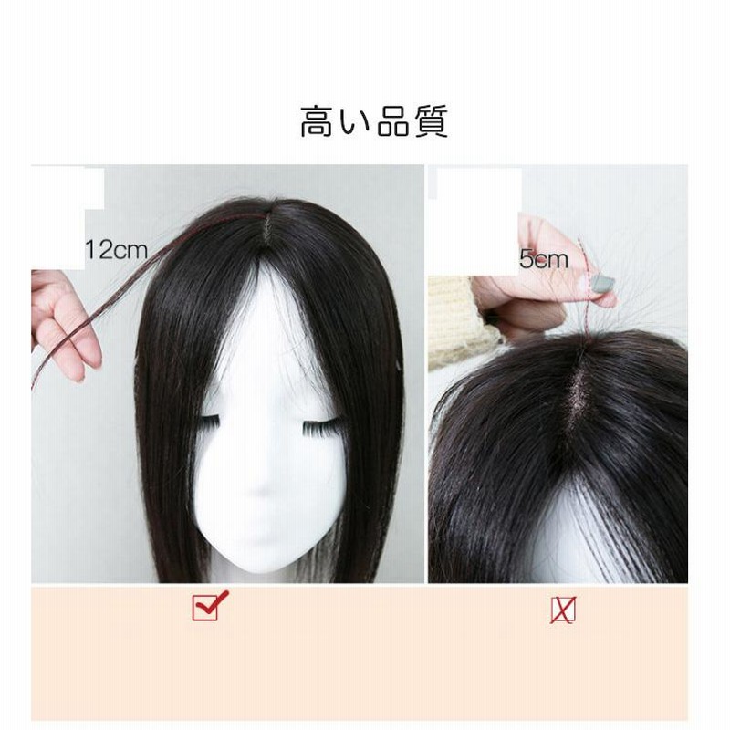 前髪ウィッグ ヘアピース メンズ かつら 男性 部分かつら 15*18cm 前PU 