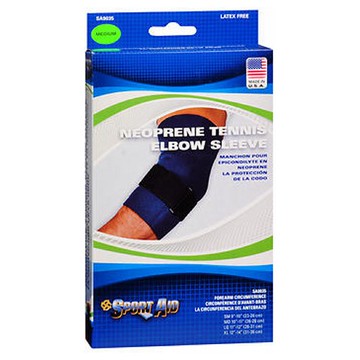 Sportaid Elbow Brace Neoprene Support Blue Medium 1 each by Sport Aid