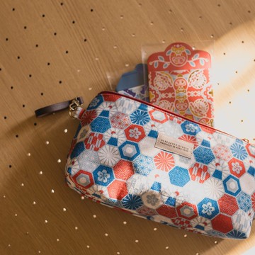 【利是袋】富士山 / 六角磁磚 / 紅