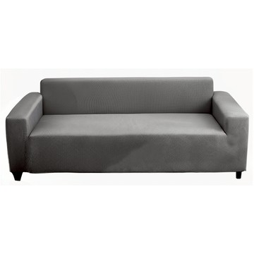 ANTIAN 北歐風萬用彈力全包柔軟沙發套/沙發罩/防貓抓防塵沙發墊  紳士灰  1個  4人座