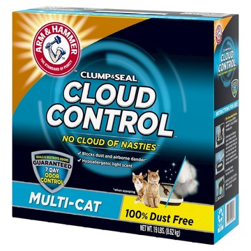 ARM&HAMMER 貓砂 Clump & Seal 有效減少皮屑 7天無臭 多貓適用  低敏  頂級低敏  8.62kg  1盒