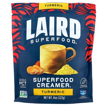 Laird Superfood, SuperFood 奶精，薑黃，8 盎司（227 克）