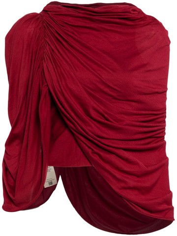 Rick Owens - Nun T cotton top - women - Cotton - 38 - Red