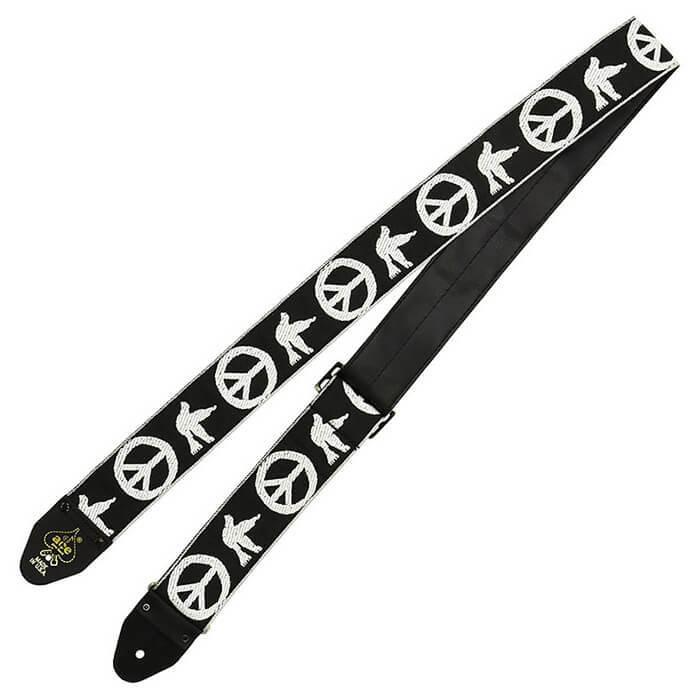 ギター ストラップ D'Andrea Ace Guitar Straps ACE-6 -Peace-Dove- (エレキ アコースティックギター ベース) エース ストラップ