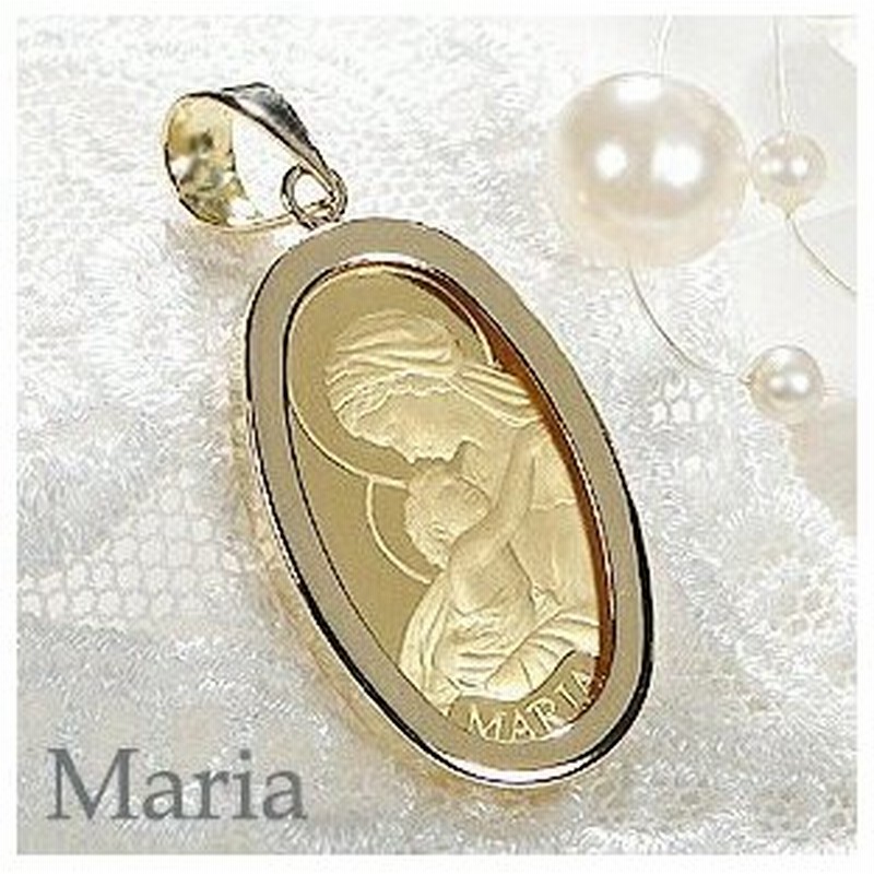 PAMP社 マリアネックレス オーバルコインネックレス 24K プレゼント