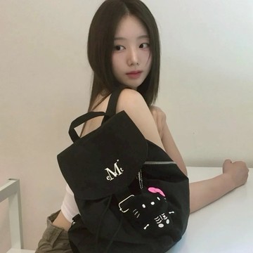 🆕新品上架💖【梨花娘】韓國品牌 Muscent 暢銷迷你後輕盈束口後背包🏆韓國連線