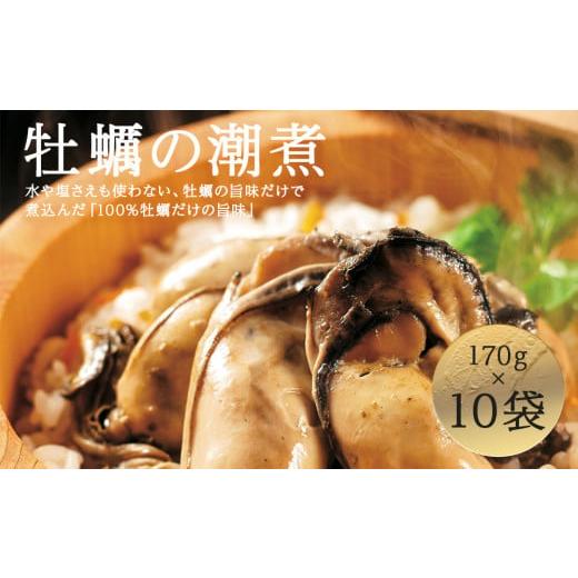 ふるさと納税 宮城県 石巻市 牡蠣の潮煮×10個セット