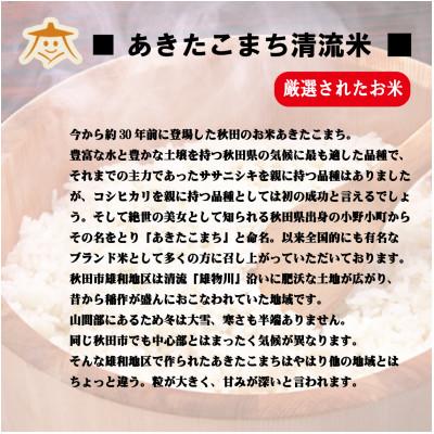 ふるさと納税 秋田市 秋田市雄和産あきたこまち清流米10kgと秋田県産サキホコレ5kg