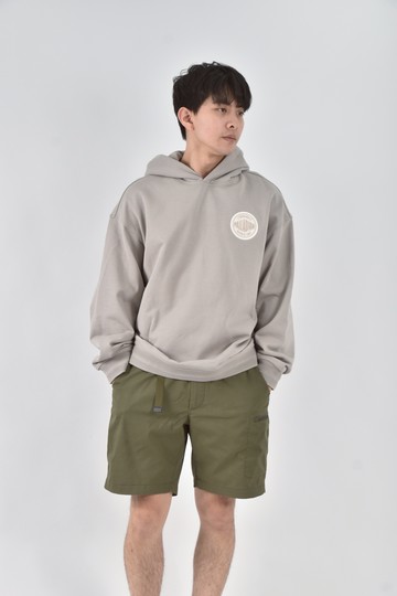 (4XL（含）以上) 【范姜彥豐私服】uniqlo高腰中性寬鬆棉質工裝綠色短褲