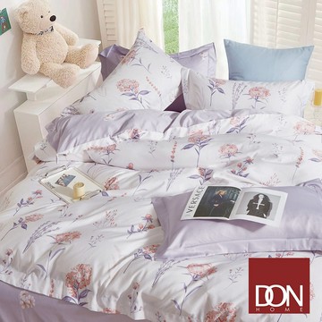 DON 吸濕排汗萊賽爾兩用被床包組｜粉芯香頌｜(雙人/加大)