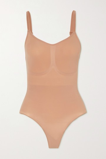 Skims - Seamless Sculpt Sculpting Bodysuit - Clay - Neutral - XXS/XS