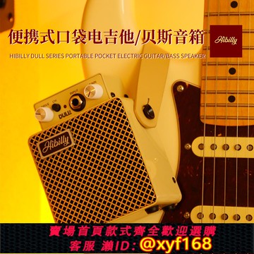 {可打統編 保固一年}Hibilly禾貝里DULL系列戶外充電藍牙迷你電吉他貝斯斯音箱音響