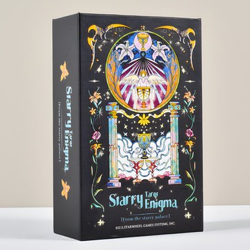 星輝秘語塔羅 宇宙幻想塔羅牌全息黑邊典藏版與鐵盒版附指南