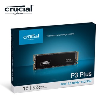 美光 Micron Crucial P3 Plus 1000GB ( PCIe M.2 )  SSD