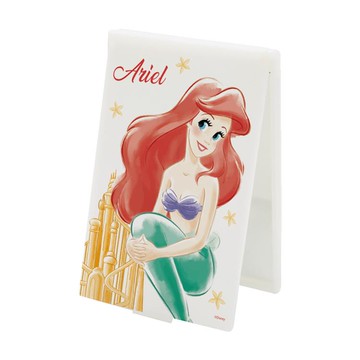 【Disney 迪士尼】折疊化妝鏡（大）-公主系列 城堡愛麗兒 （12x15x0.5cm） _廠商直送